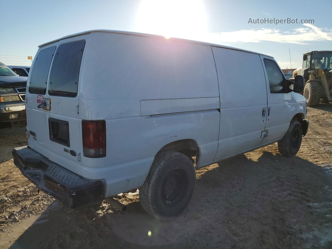 2013 Ford Econoline E250 Van White vin: 1FTNE2EWXDDA91972