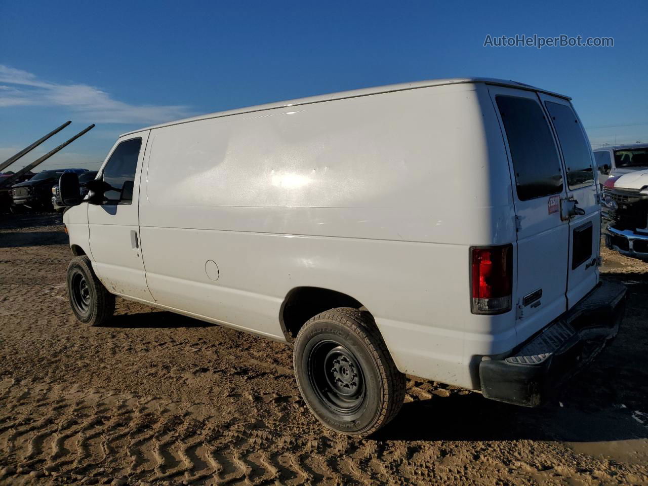 2013 Ford Econoline E250 Van White vin: 1FTNE2EWXDDA91972