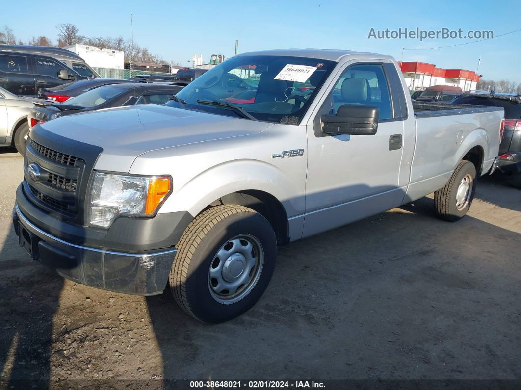 2014 Ford F-150 Xl Silver vin: 1FTNF1CF4EKE17773