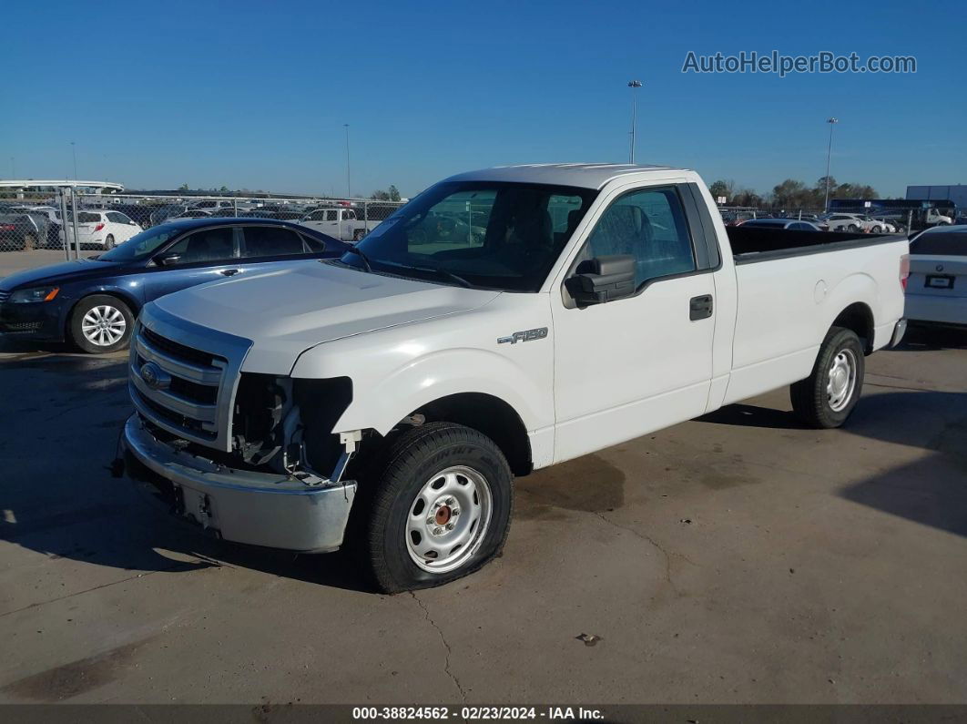 2014 Ford F-150 Xl White vin: 1FTNF1CF6EKD16721