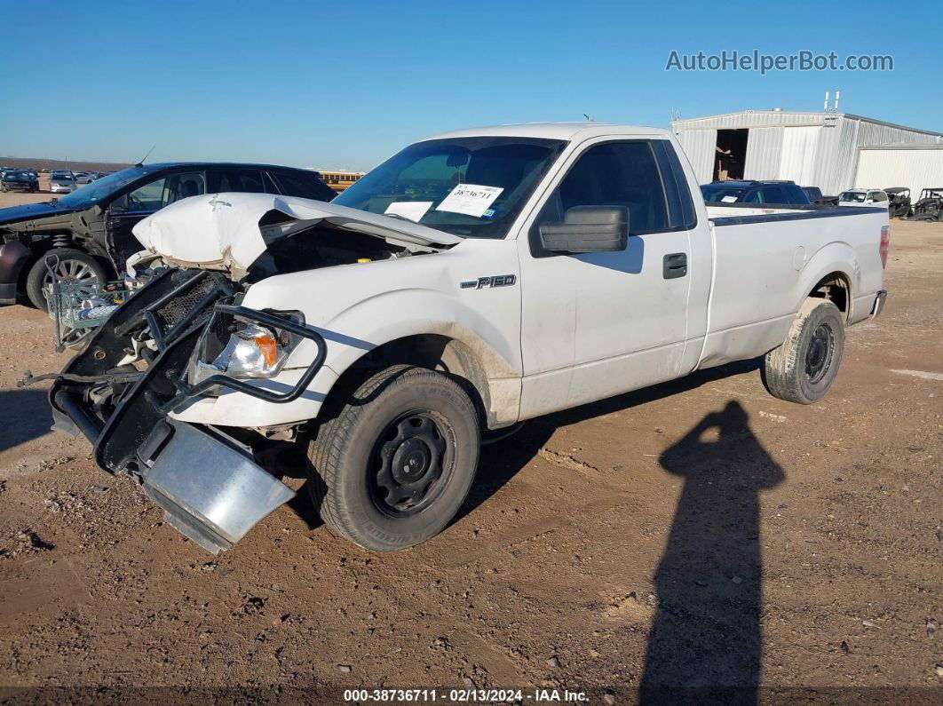 2014 Ford F-150 Xl White vin: 1FTNF1CF6EKD47466