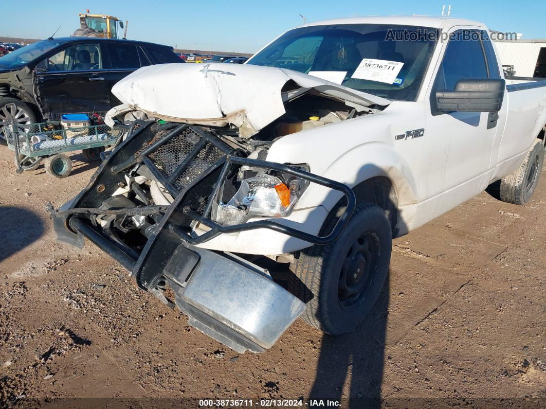 2014 Ford F-150 Xl White vin: 1FTNF1CF6EKD47466