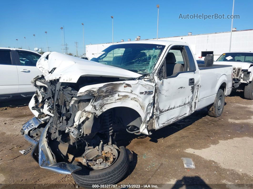 2014 Ford F-150 Xl White vin: 1FTNF1CF8EKD47579