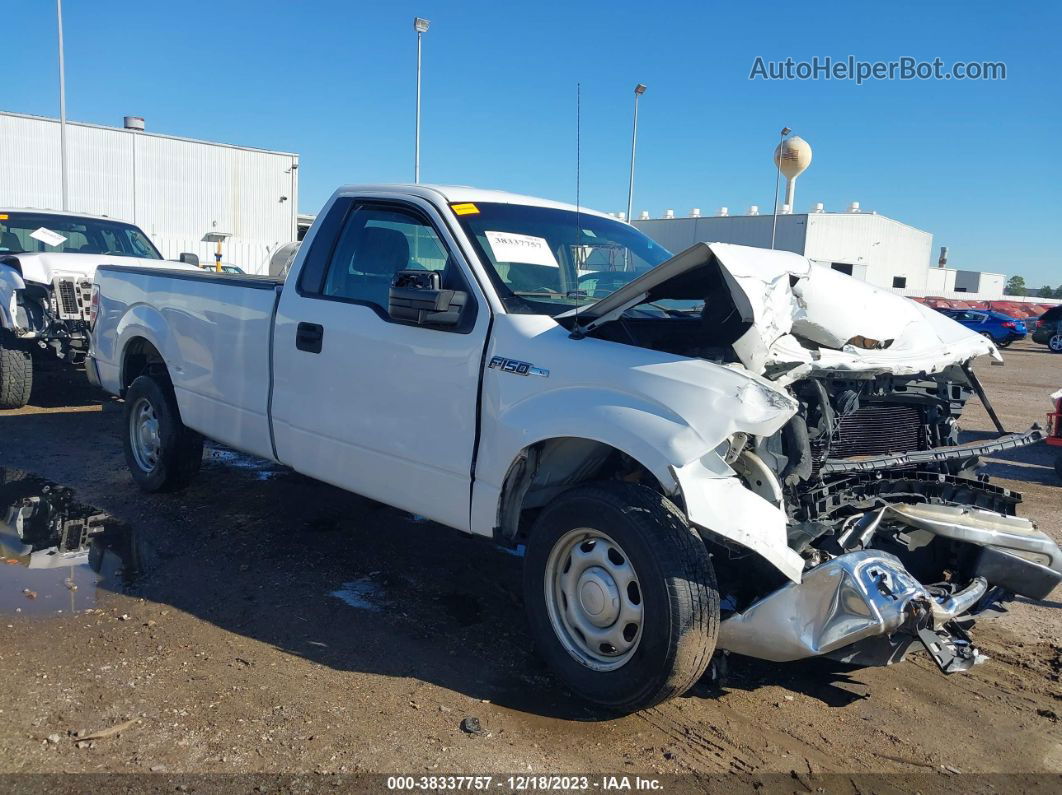 2014 Ford F-150 Xl White vin: 1FTNF1CF8EKD47579