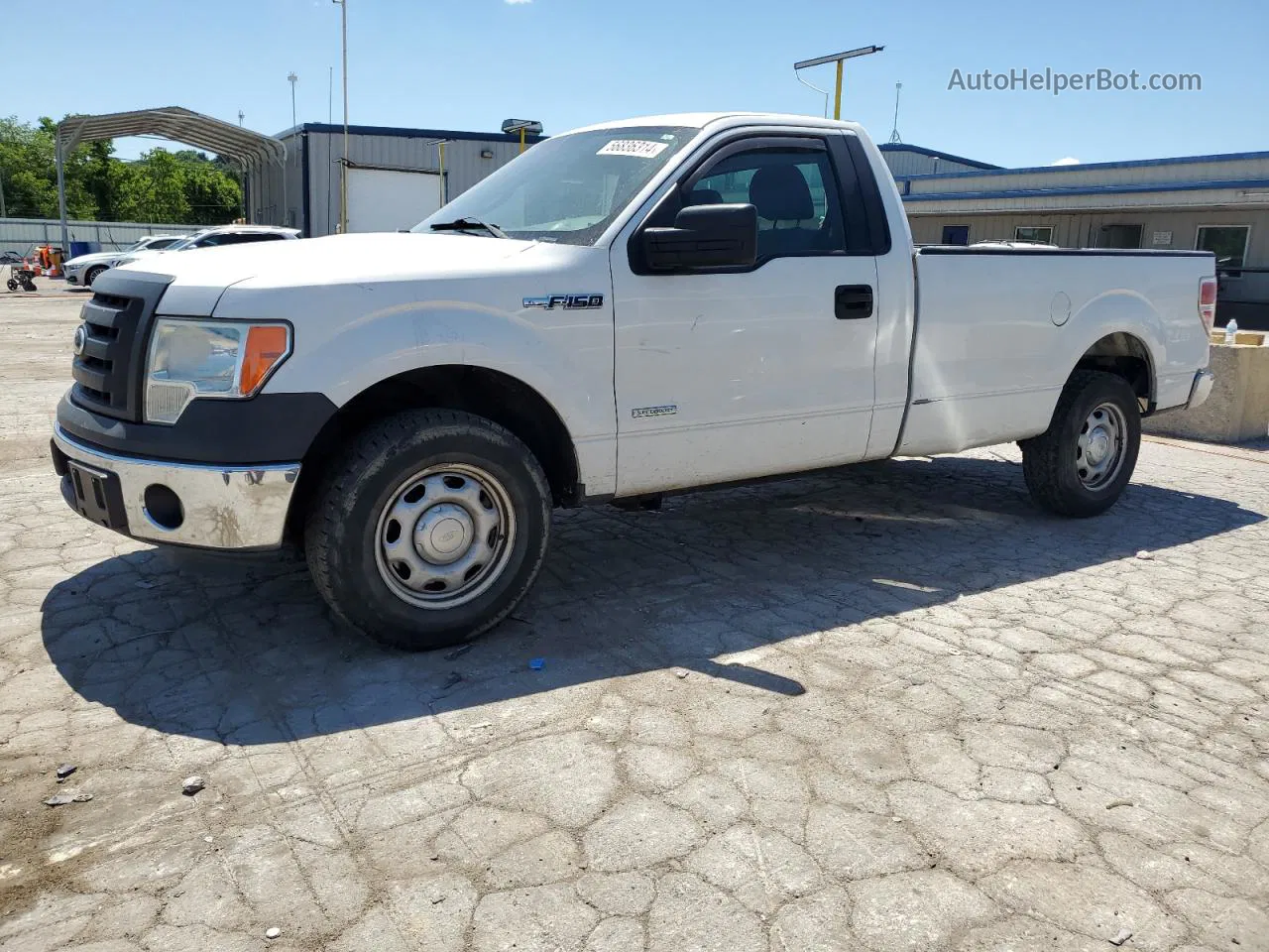 2011 Ford F150  Белый vin: 1FTNF1CT3BKE20617