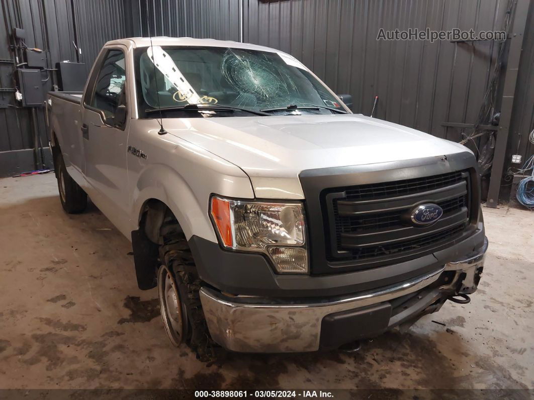 2014 Ford F-150 Xl Silver vin: 1FTNF1EF1EKF00610