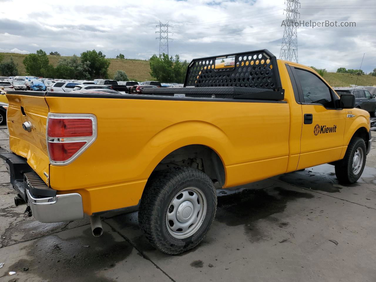 2014 Ford F150  Yellow vin: 1FTNF1EF5EKG11578