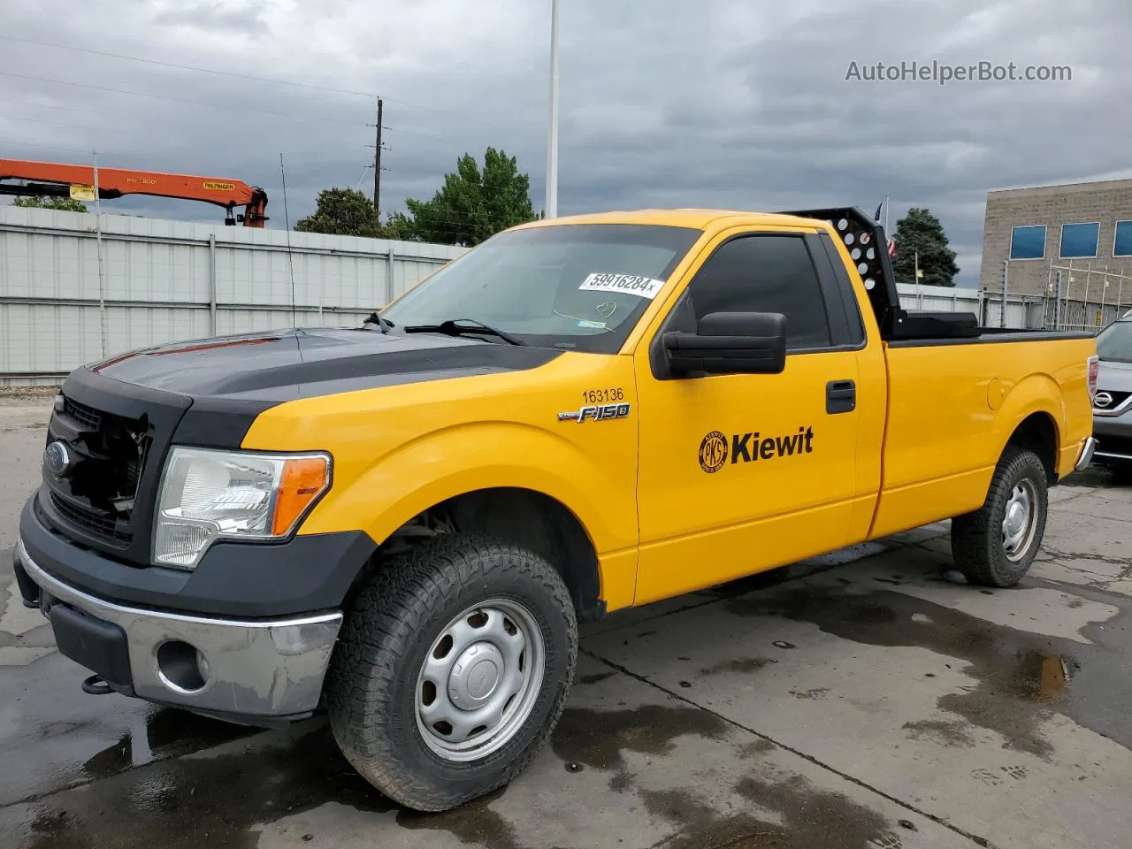 2014 Ford F150  Yellow vin: 1FTNF1EF5EKG11578