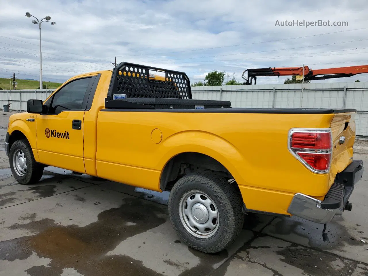 2014 Ford F150  Yellow vin: 1FTNF1EF5EKG11578