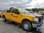 2014 Ford F150  Yellow vin: 1FTNF1EF5EKG11578