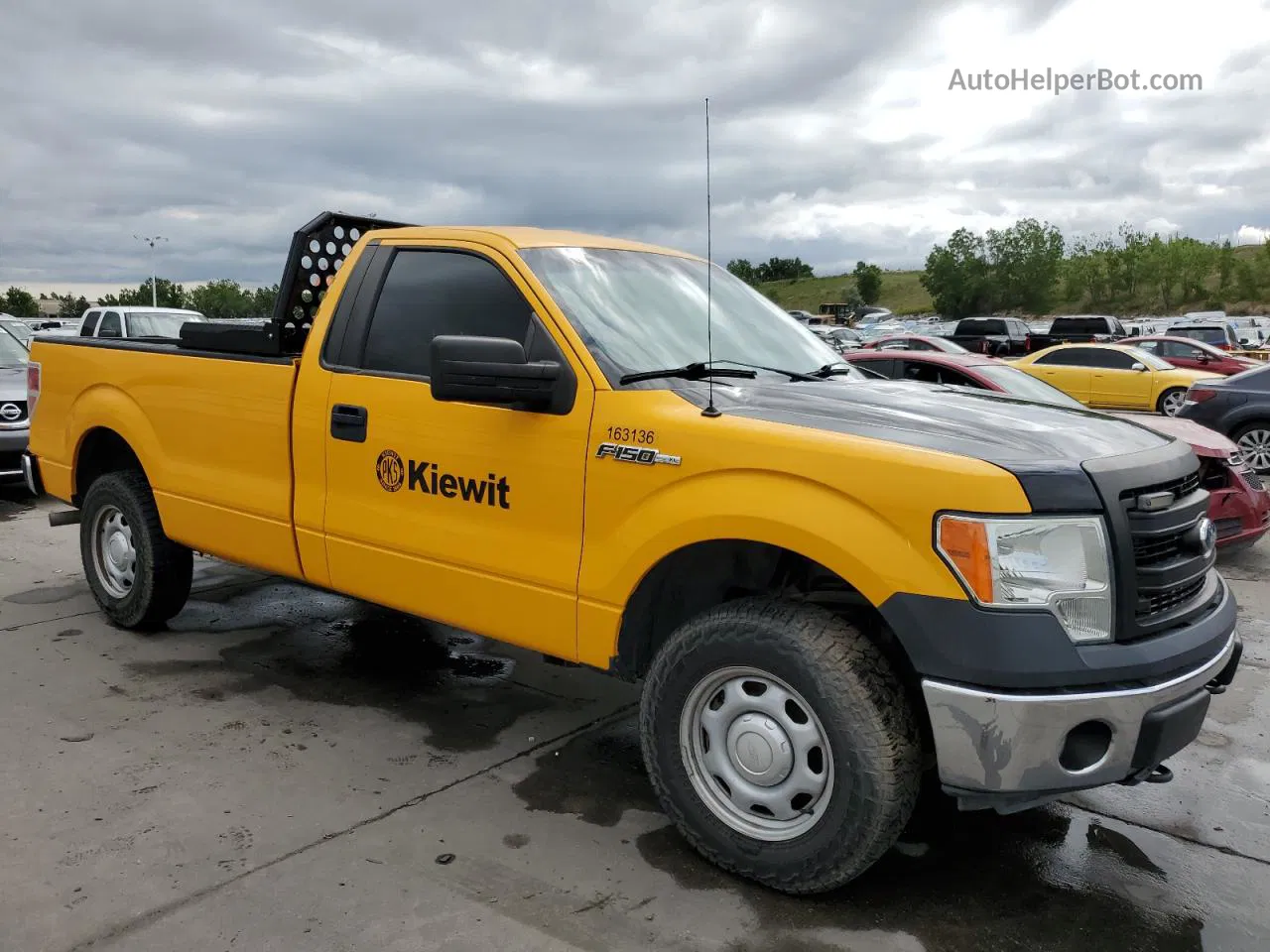 2014 Ford F150  Желтый vin: 1FTNF1EF5EKG11578