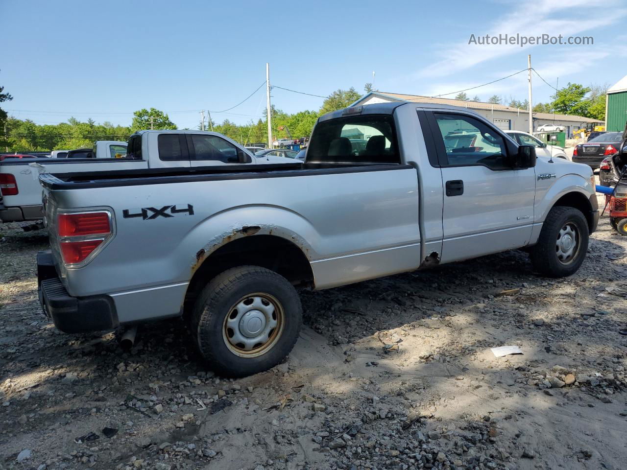 2011 Ford F150  Silver vin: 1FTNF1ET9BKD53891