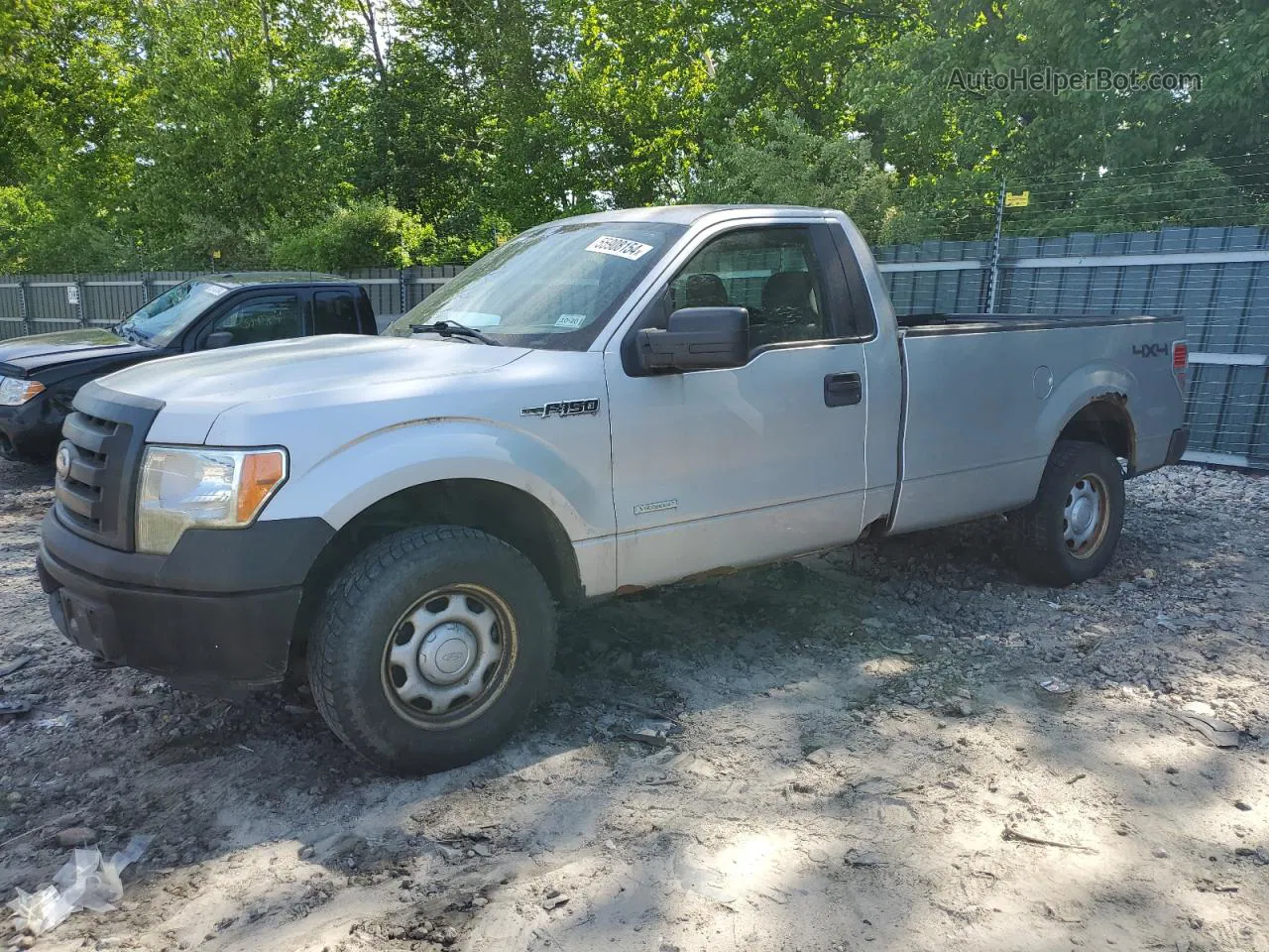 2011 Ford F150  Silver vin: 1FTNF1ET9BKD53891