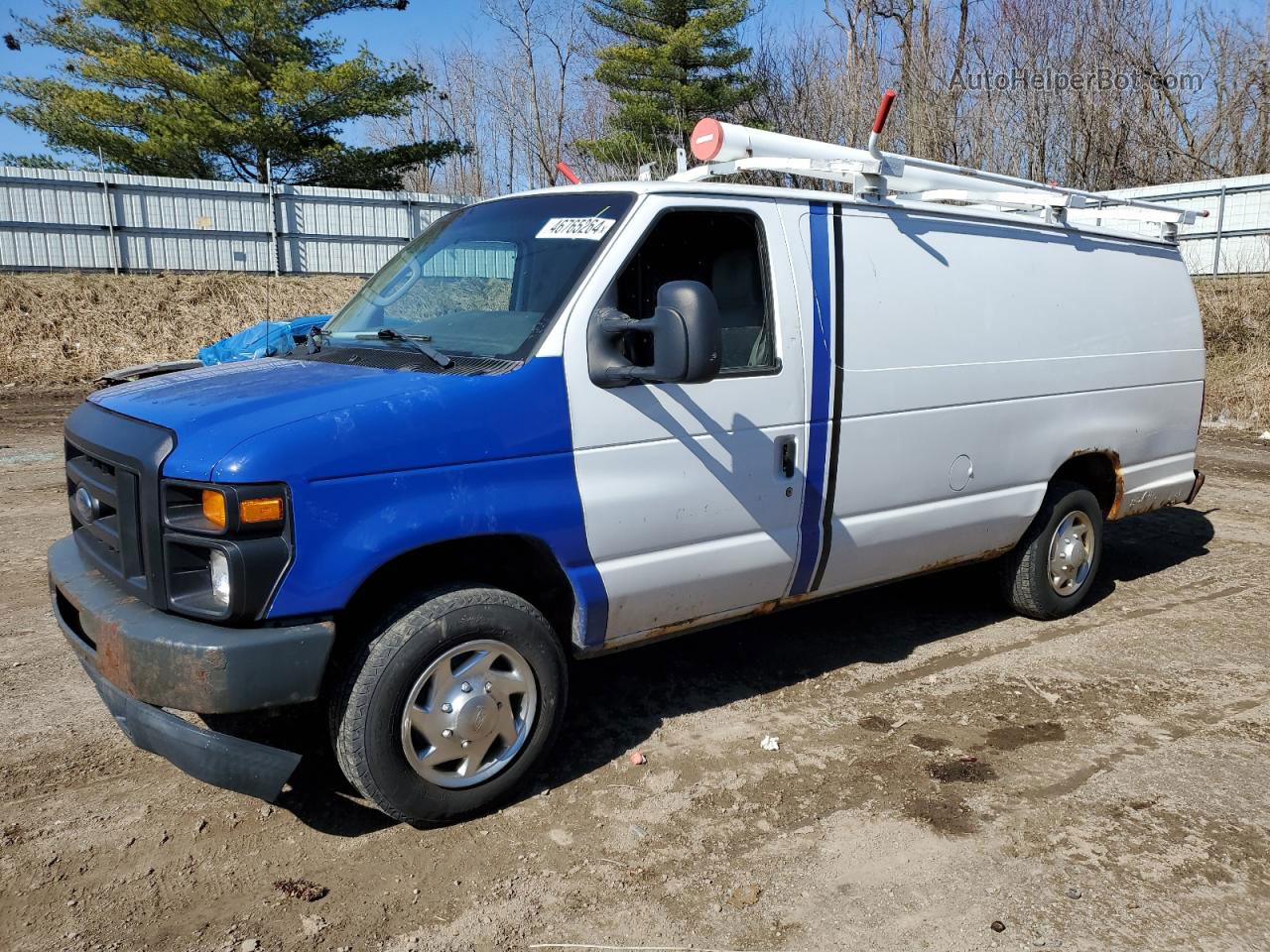 2010 Ford Econoline E150 Van Белый vin: 1FTNS1EL8ADA27109