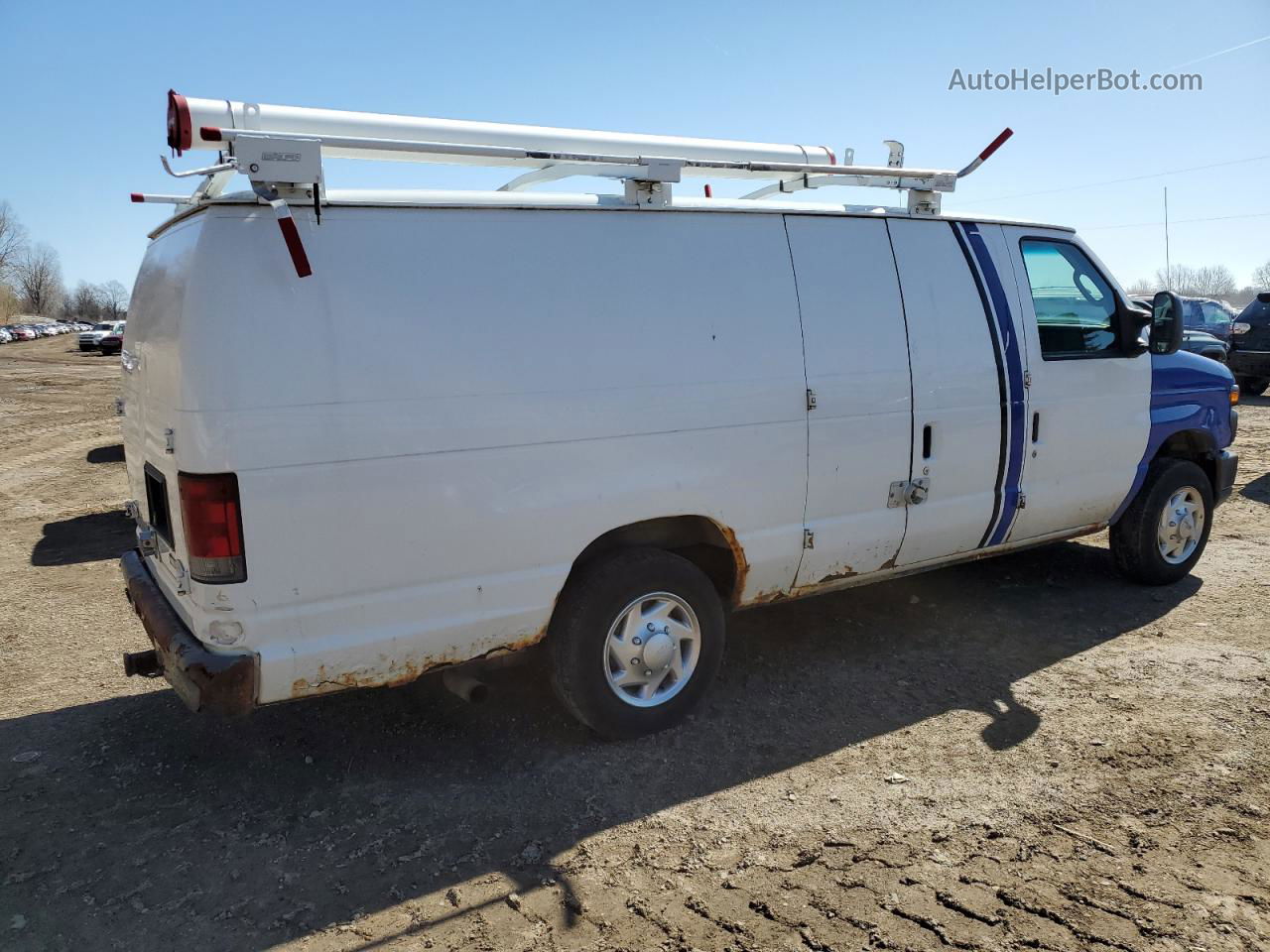 2010 Ford Econoline E150 Van White vin: 1FTNS1EL8ADA27109