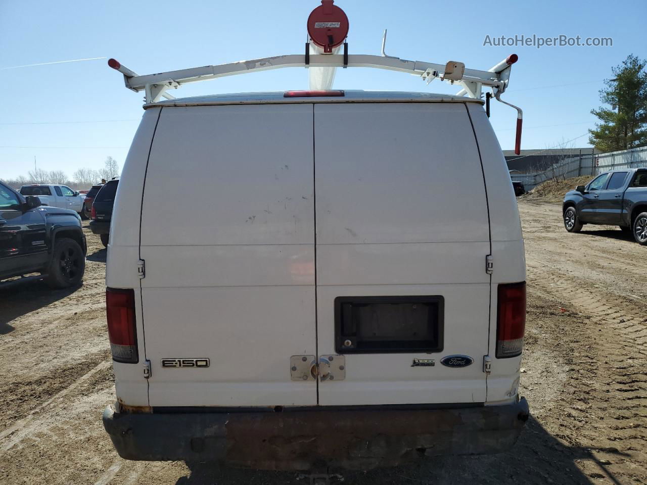 2010 Ford Econoline E150 Van White vin: 1FTNS1EL8ADA27109