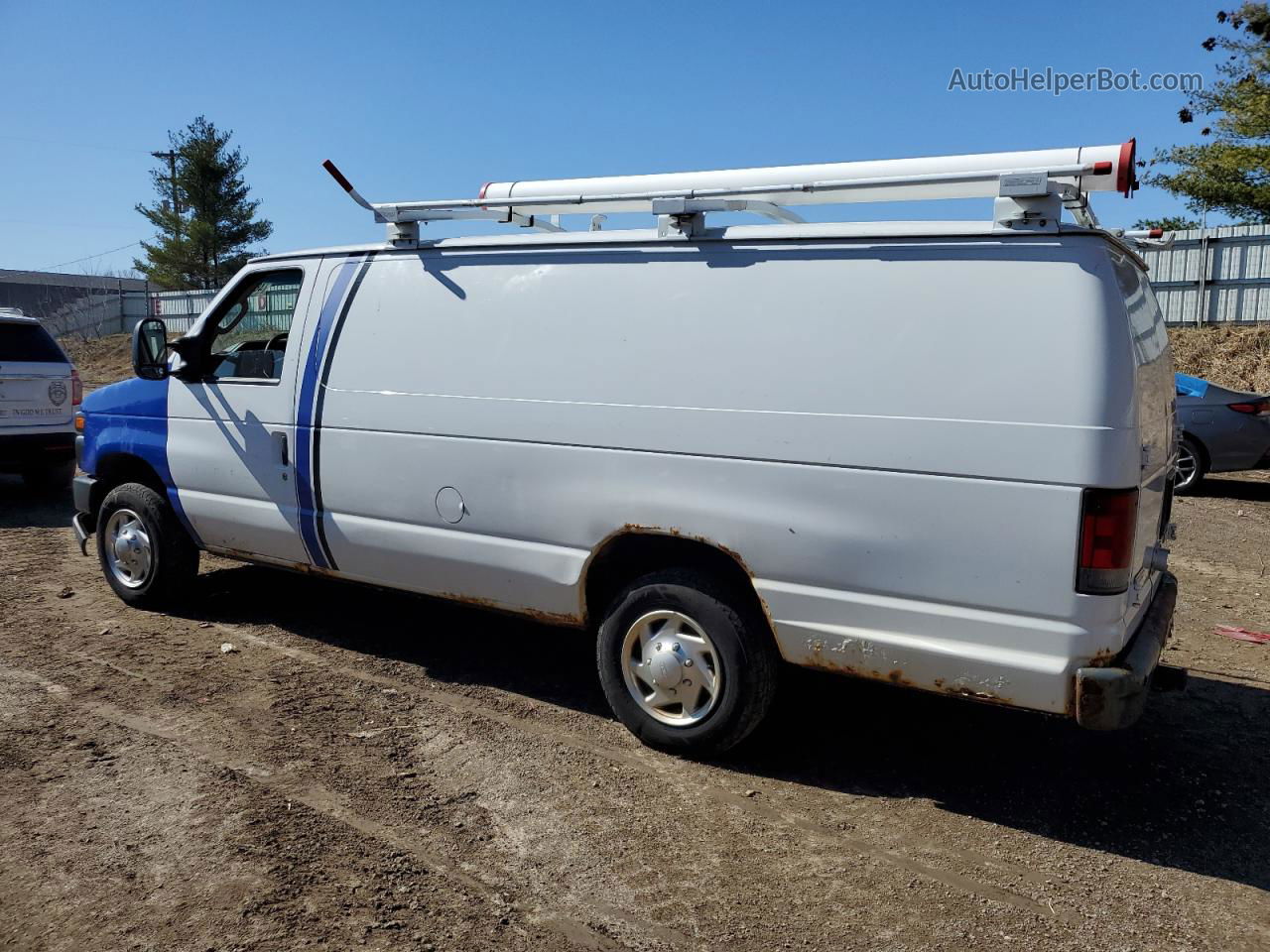 2010 Ford Econoline E150 Van White vin: 1FTNS1EL8ADA27109