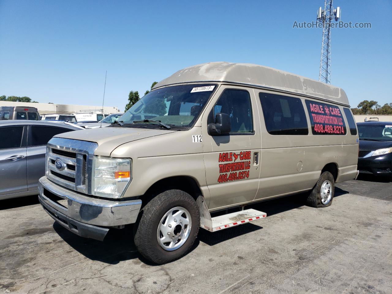 2012 Ford Econoline E150 Van Gold vin: 1FTNS1EW3CDA30366