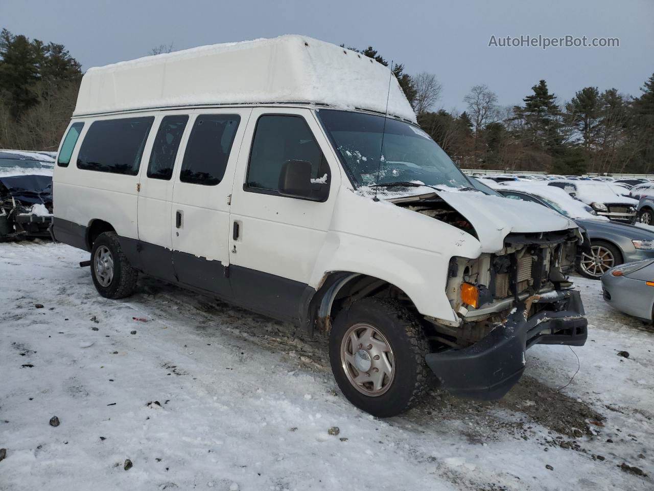 2010 Ford Econoline E150 Van White vin: 1FTNS1EW8ADA99471