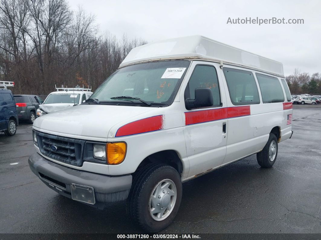 2007 Ford E-250 Commercial/recreational Белый vin: 1FTNS24W07DB24749