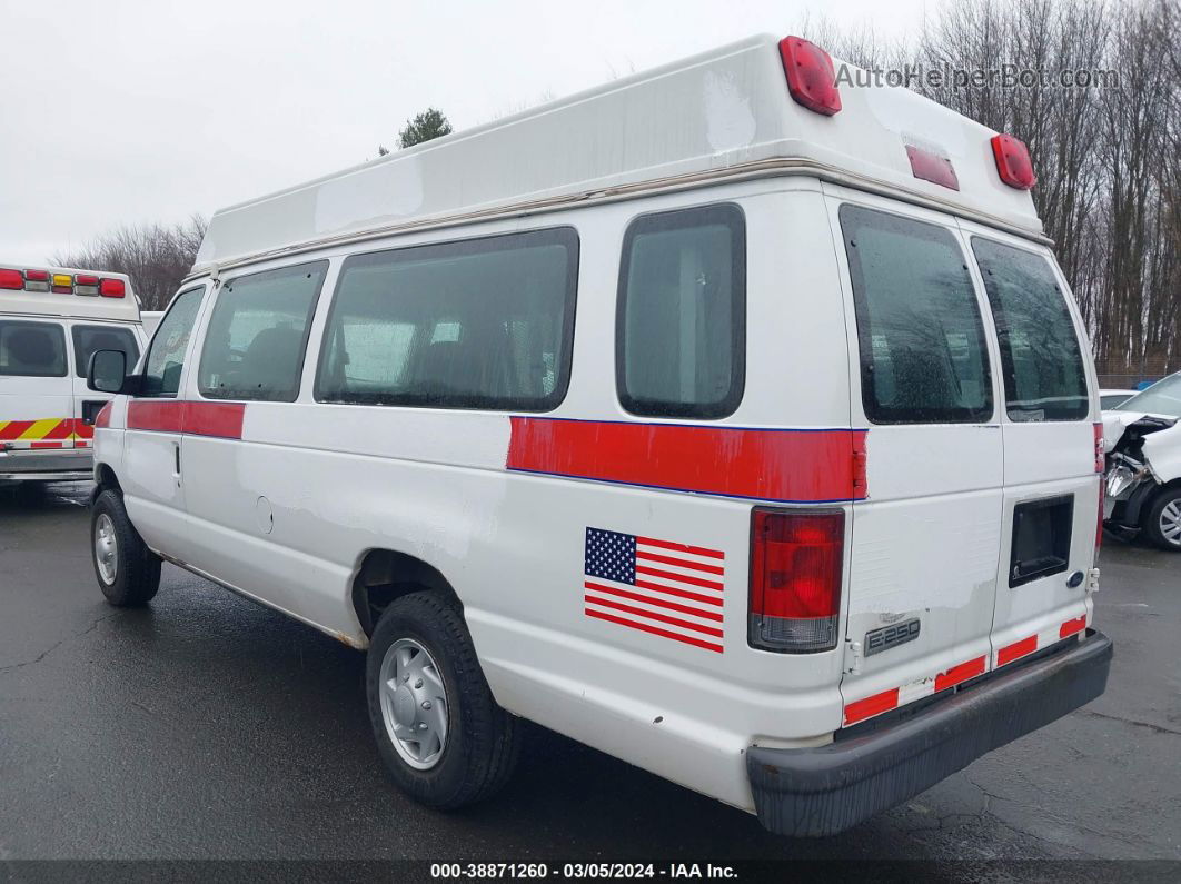 2007 Ford E-250 Commercial/recreational White vin: 1FTNS24W07DB24749