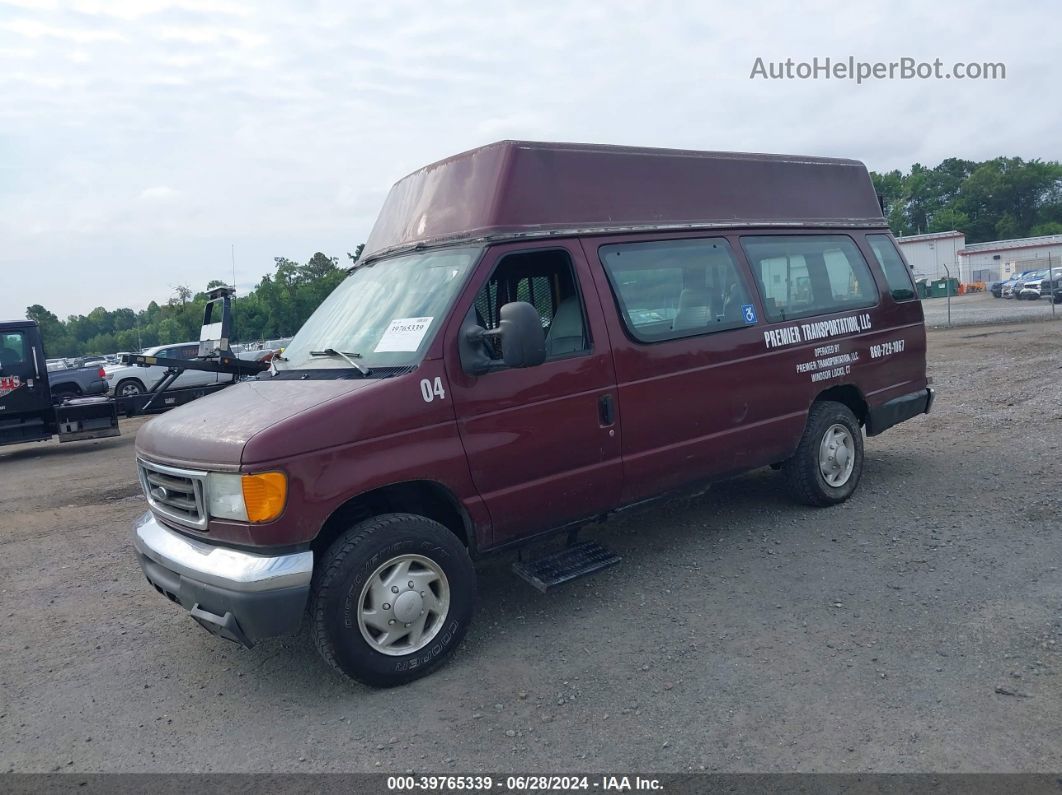 2007 Ford E-250   Red vin: 1FTNS24W57DA36859