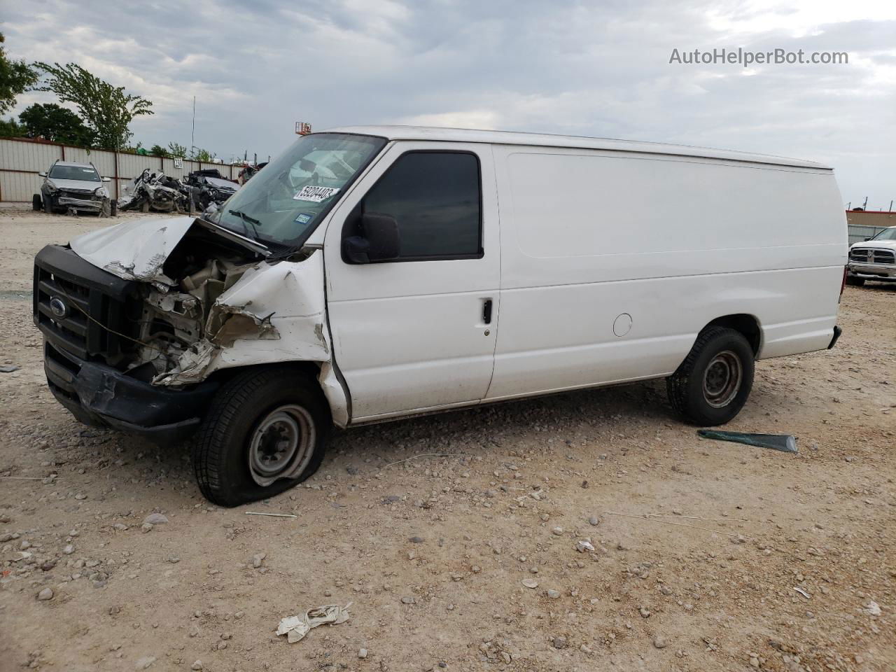 2008 Ford Econoline E250 Van Белый vin: 1FTNS24W68DA94545