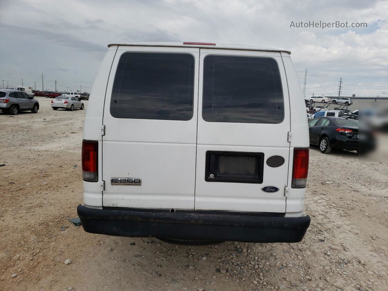 2008 Ford Econoline E250 Van Белый vin: 1FTNS24W68DA94545