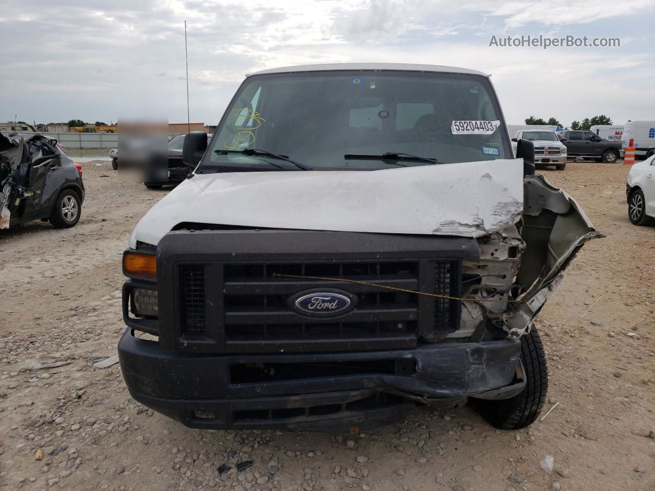 2008 Ford Econoline E250 Van Белый vin: 1FTNS24W68DA94545