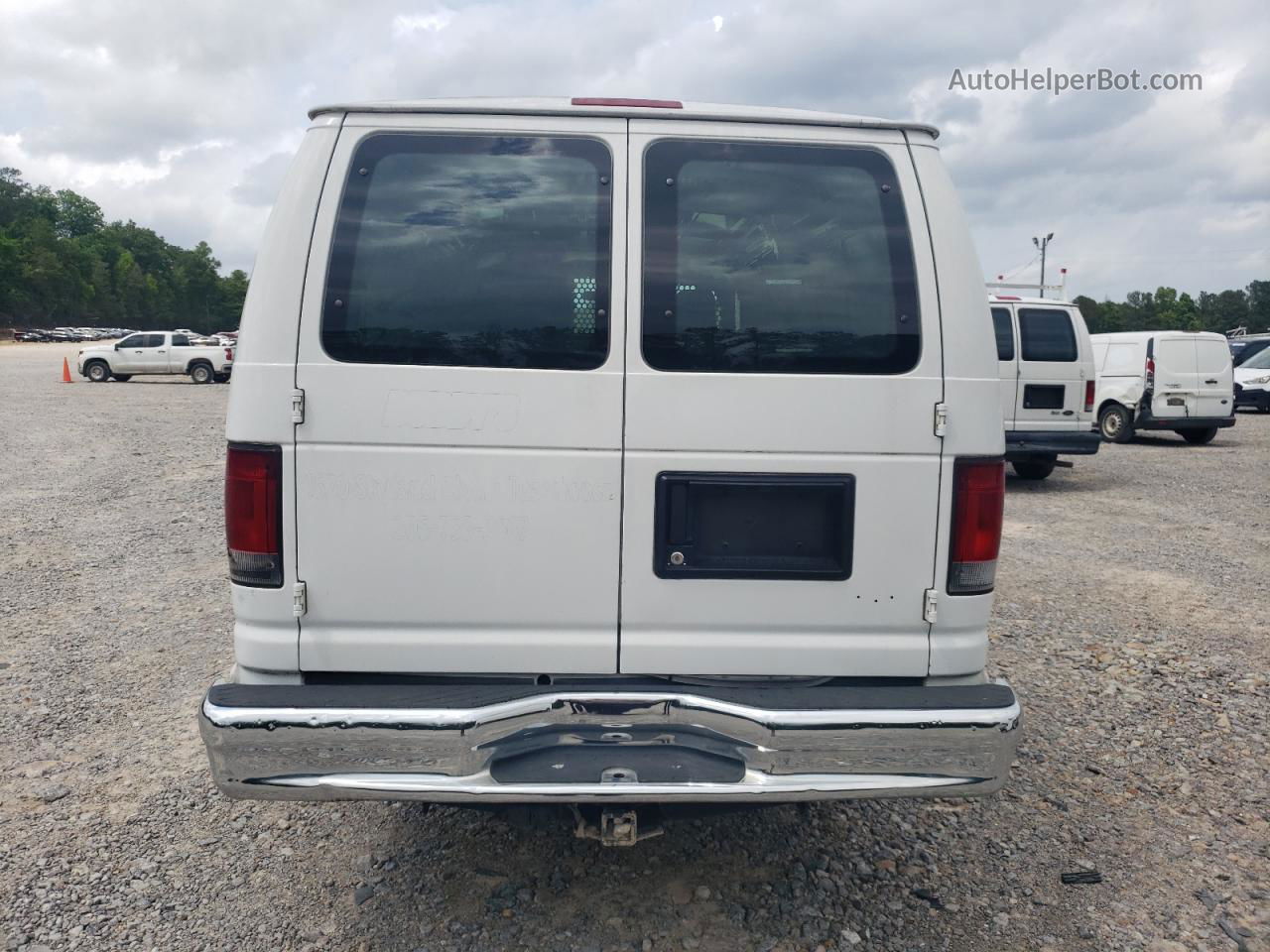 2012 Ford Econoline E250 Van White vin: 1FTNS2EL1CDB12785