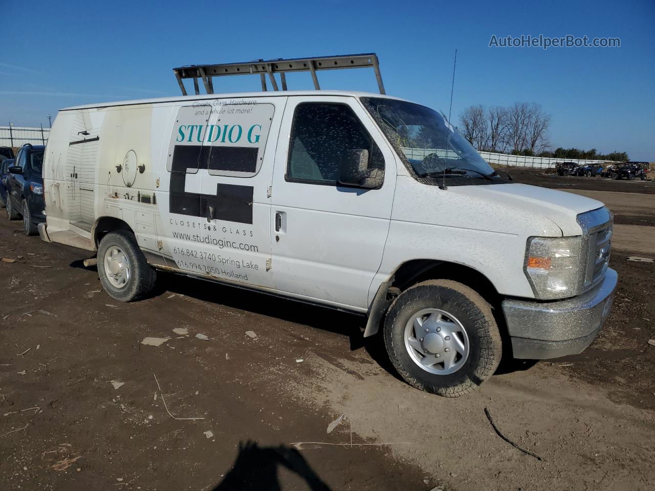 2012 Ford Econoline E250 Van White vin: 1FTNS2EL1CDB37248