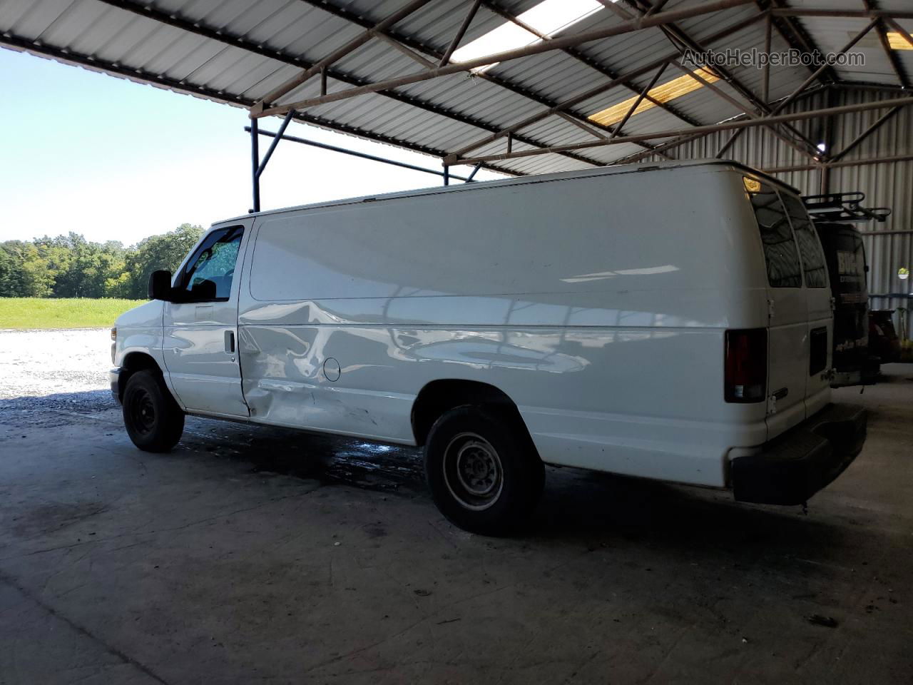 2010 Ford Econoline E250 Van White vin: 1FTNS2EL2ADA18640