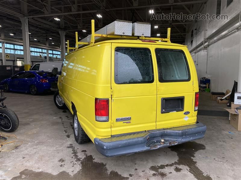 2013 Ford E-250 Commercial Yellow vin: 1FTNS2EL2DDB34957