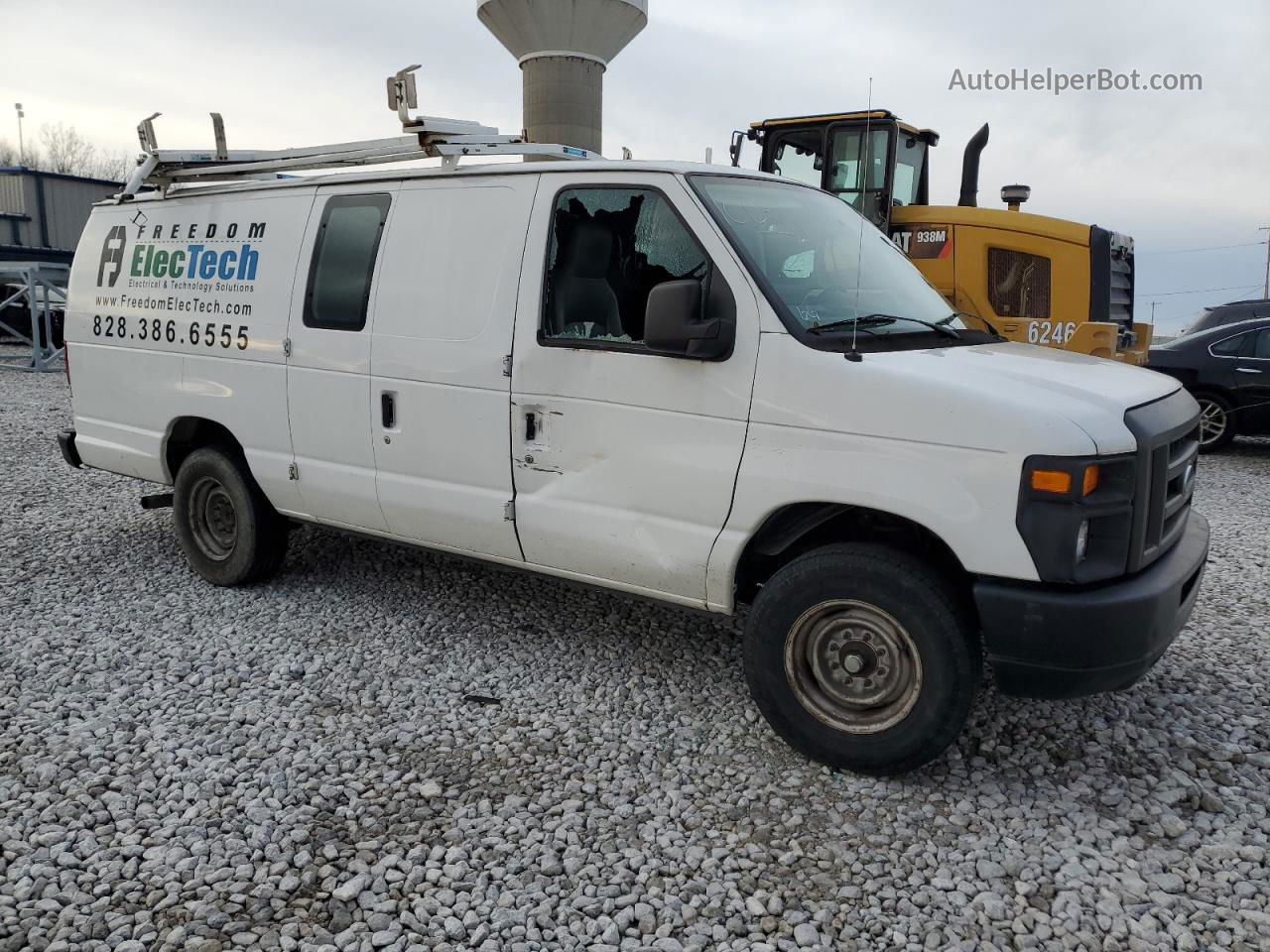 2012 Ford Econoline E250 Van Белый vin: 1FTNS2EL6CDB37116