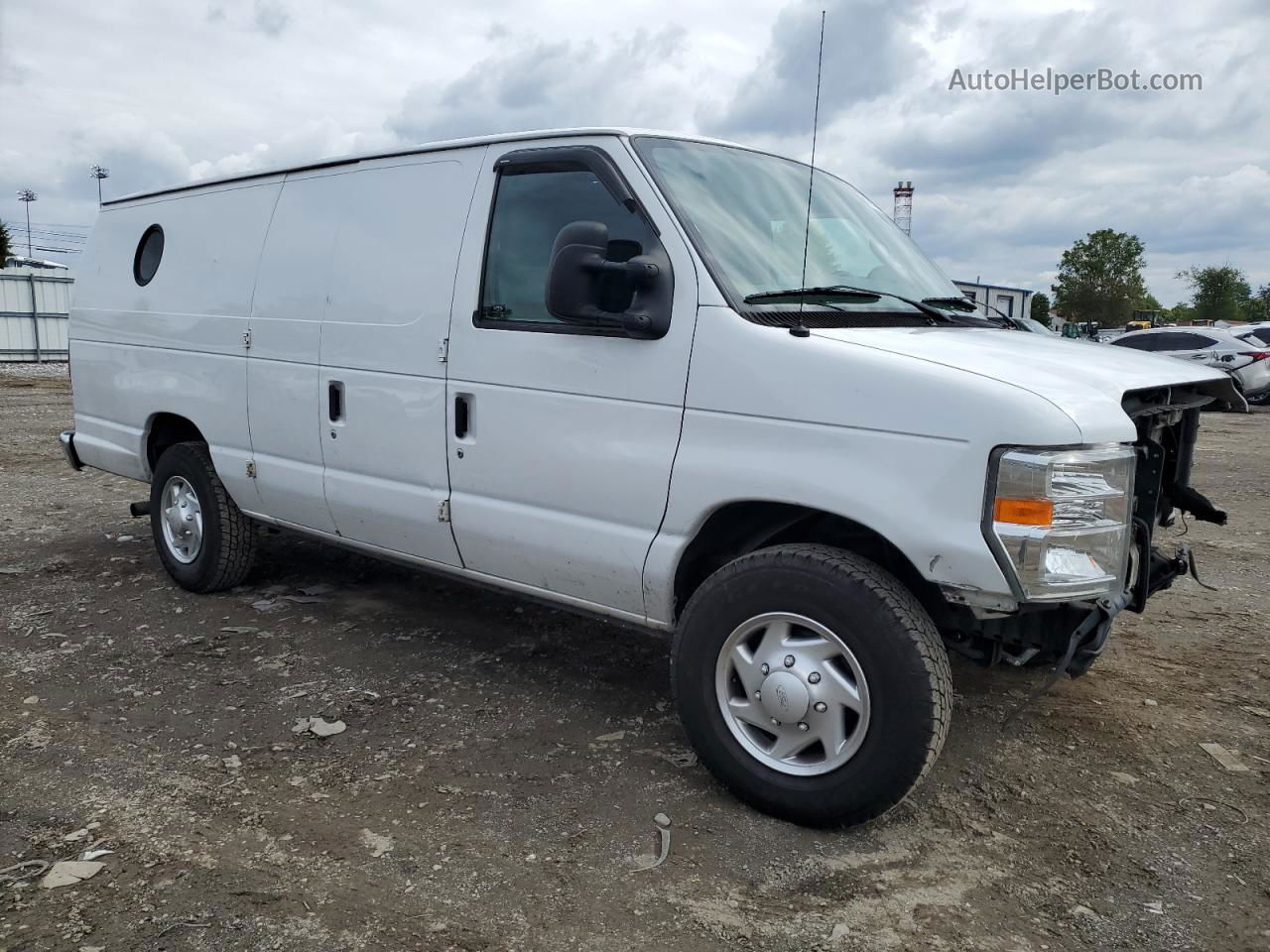 2013 Ford Econoline E250 Van White vin: 1FTNS2EL9DDB24586