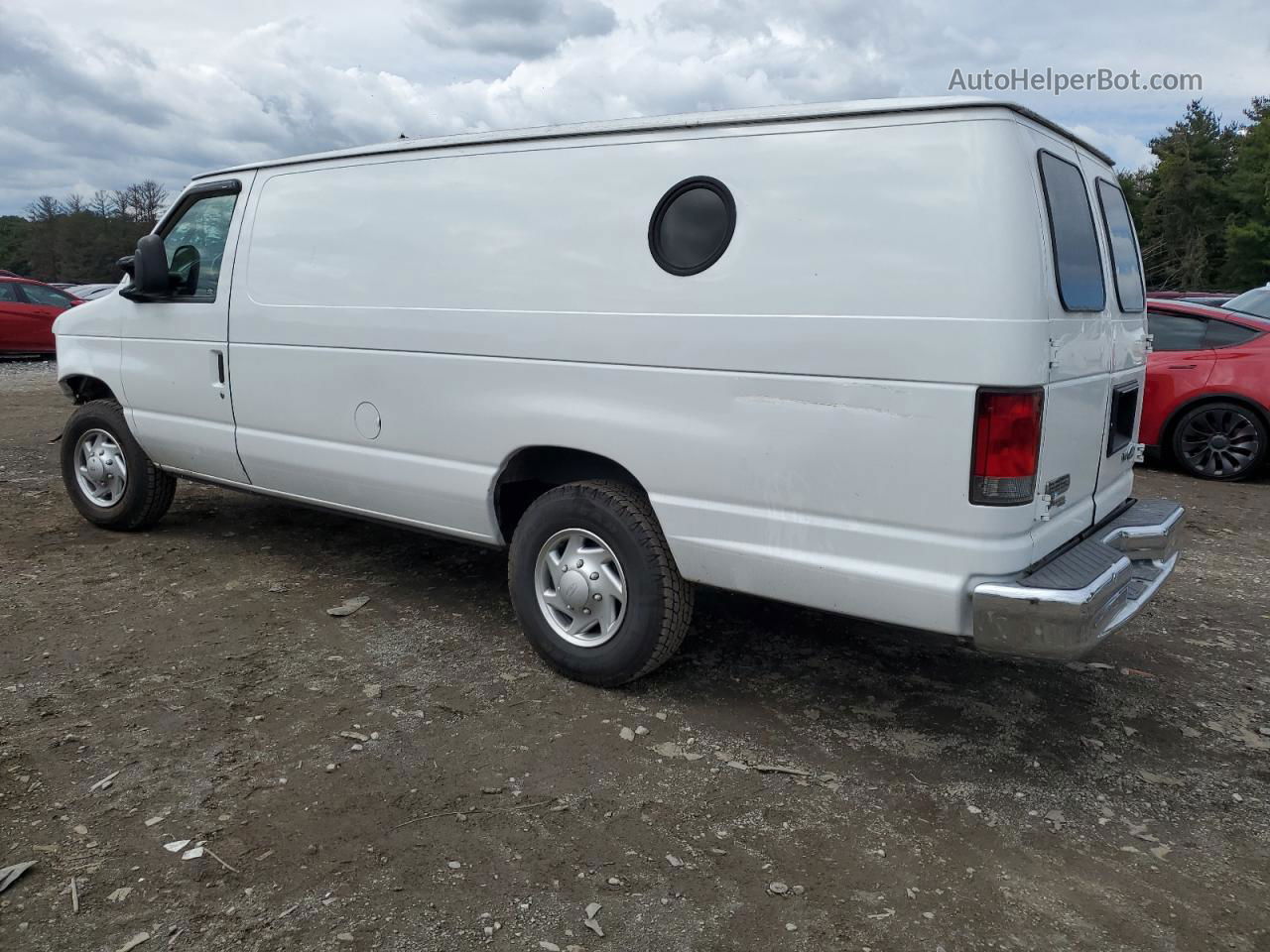 2013 Ford Econoline E250 Van White vin: 1FTNS2EL9DDB24586