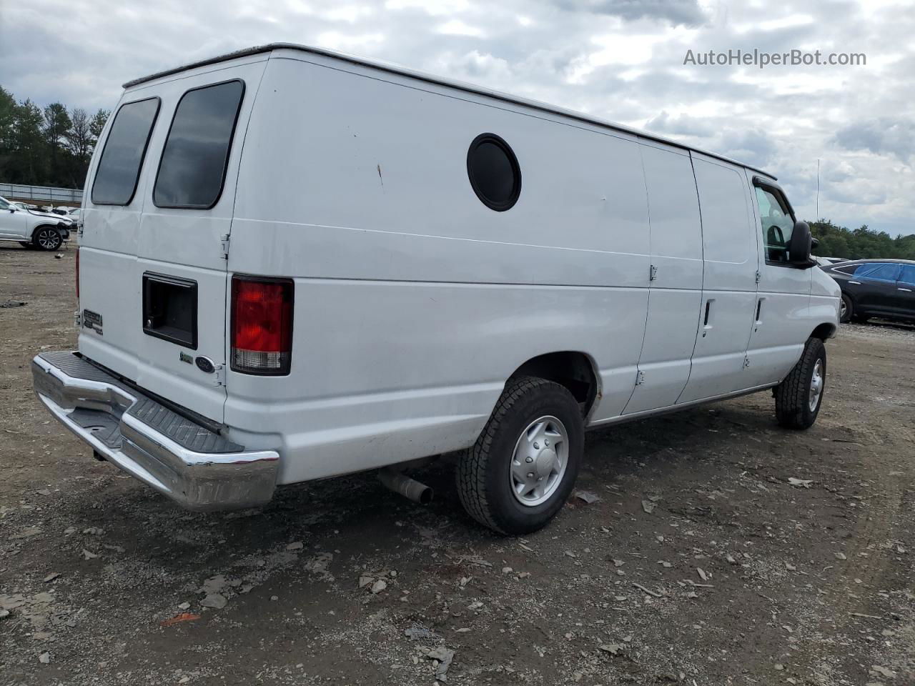 2013 Ford Econoline E250 Van White vin: 1FTNS2EL9DDB24586