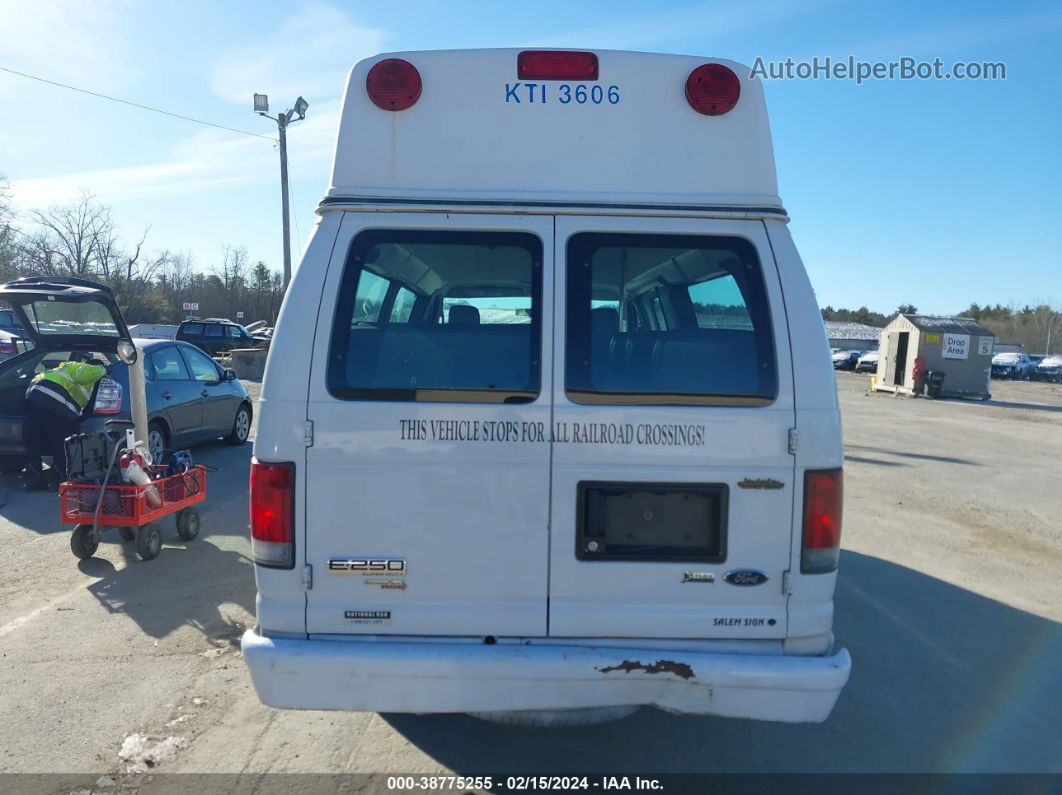 2013 Ford E-250 Commercial Белый vin: 1FTNS2EW0DDB12238