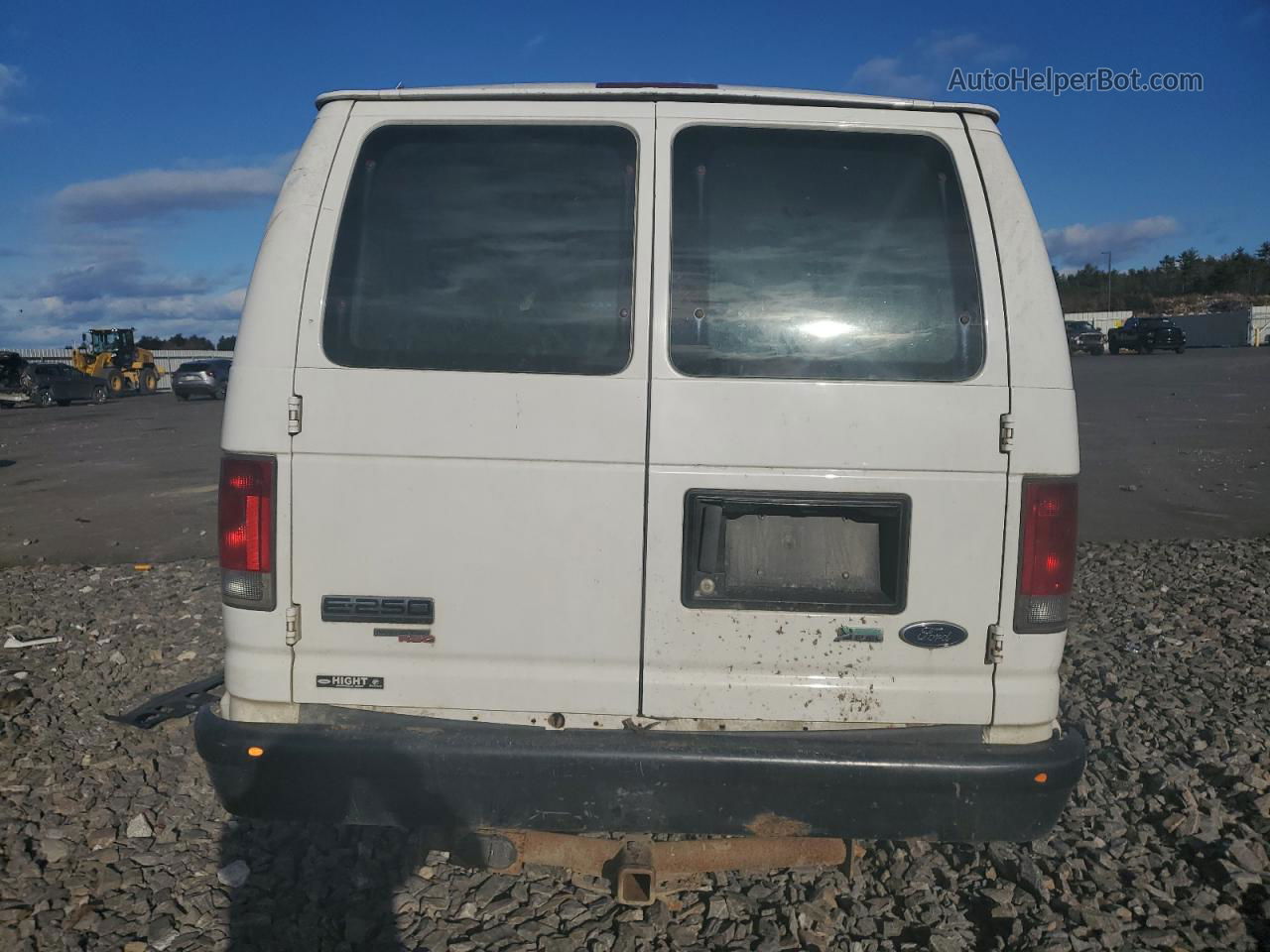 2012 Ford Econoline E250 Van White vin: 1FTNS2EW1CDA57510