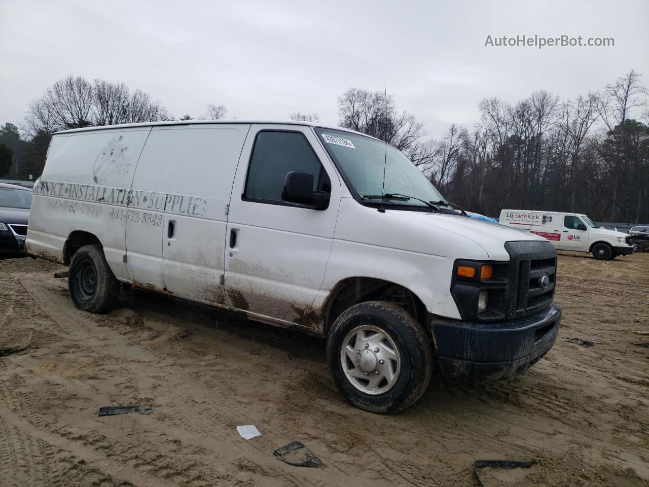 2012 Ford Econoline E250 Van Белый vin: 1FTNS2EW3CDA03772