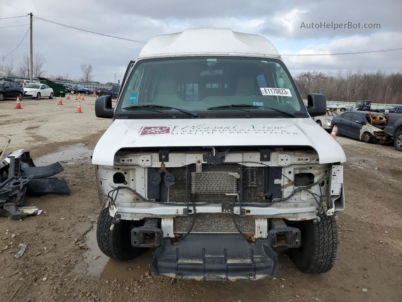 2012 Ford Econoline E250 Van White vin: 1FTNS2EW3CDA82036