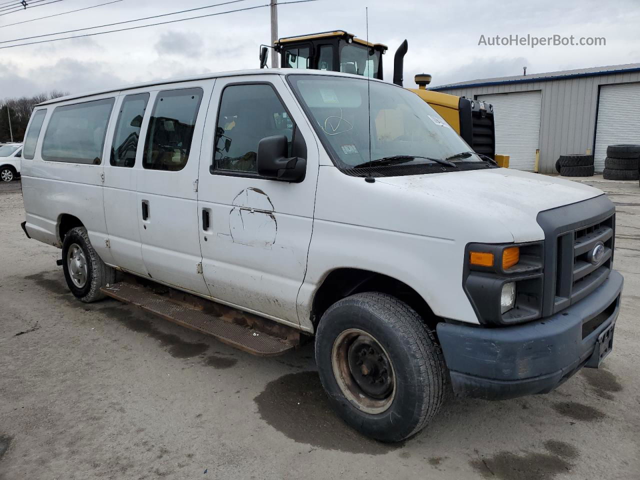 2013 Ford Econoline E250 Van Белый vin: 1FTNS2EW4DDB18236