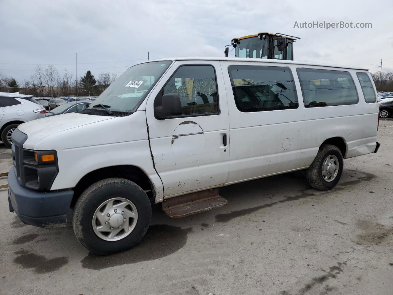 2013 Ford Econoline E250 Van White vin: 1FTNS2EW4DDB18236