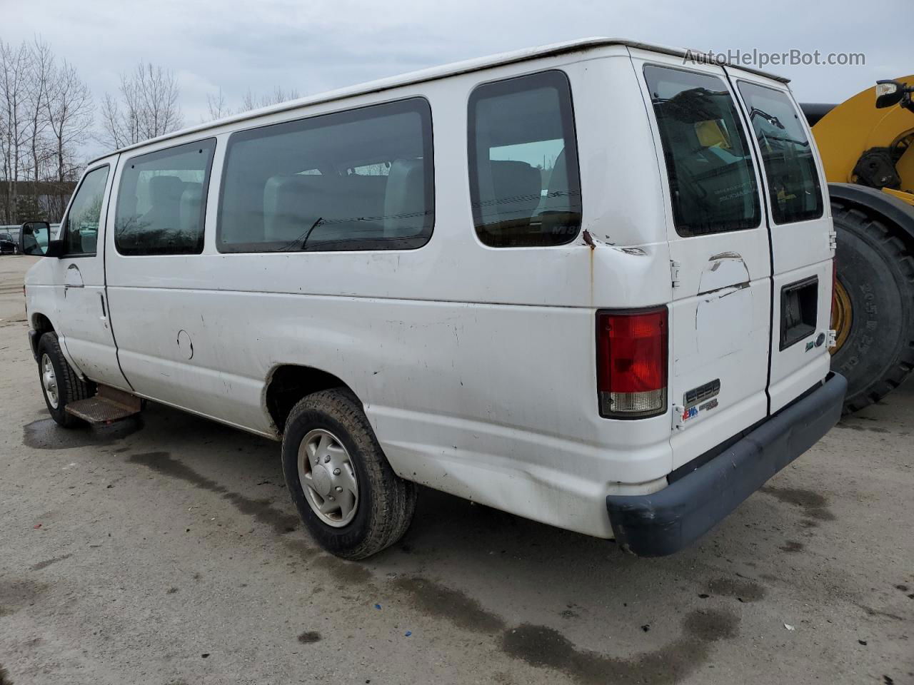 2013 Ford Econoline E250 Van White vin: 1FTNS2EW4DDB18236