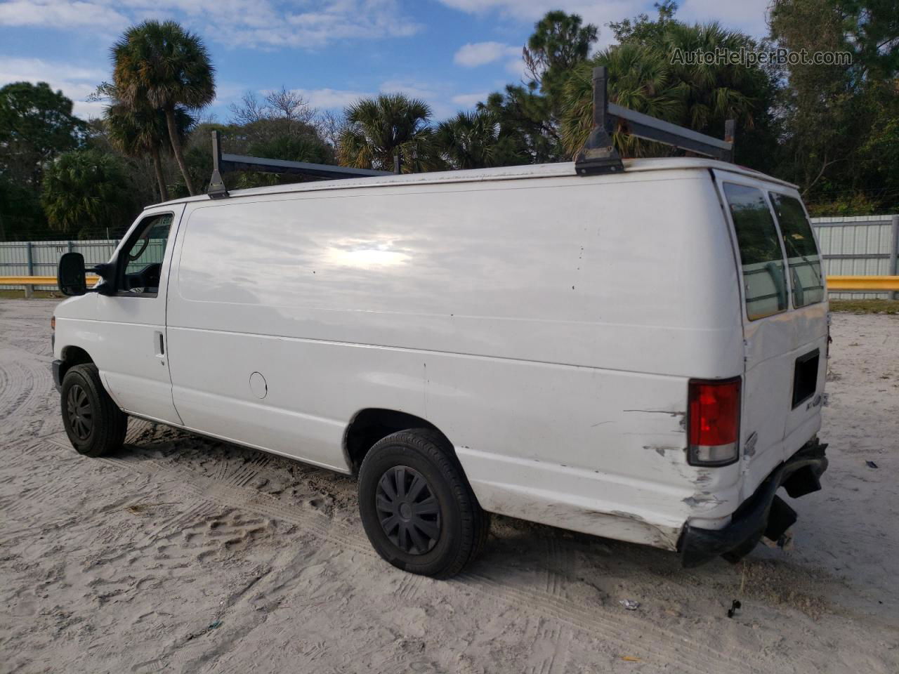 2013 Ford Econoline E250 Van White vin: 1FTNS2EW5DDA81195