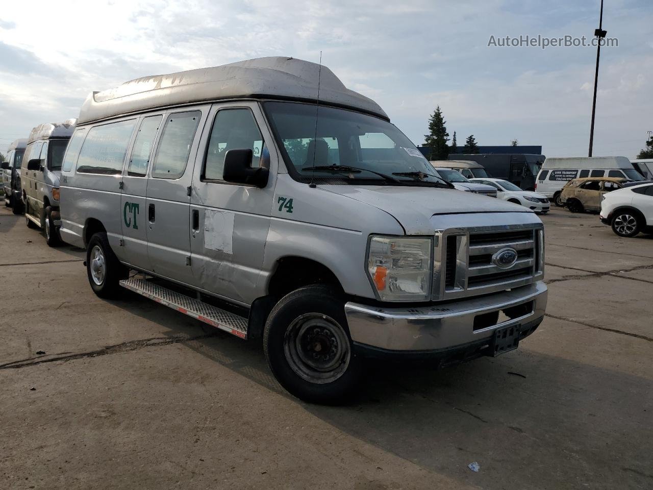 2012 Ford Econoline E250 Van White vin: 1FTNS2EWXCDA26093