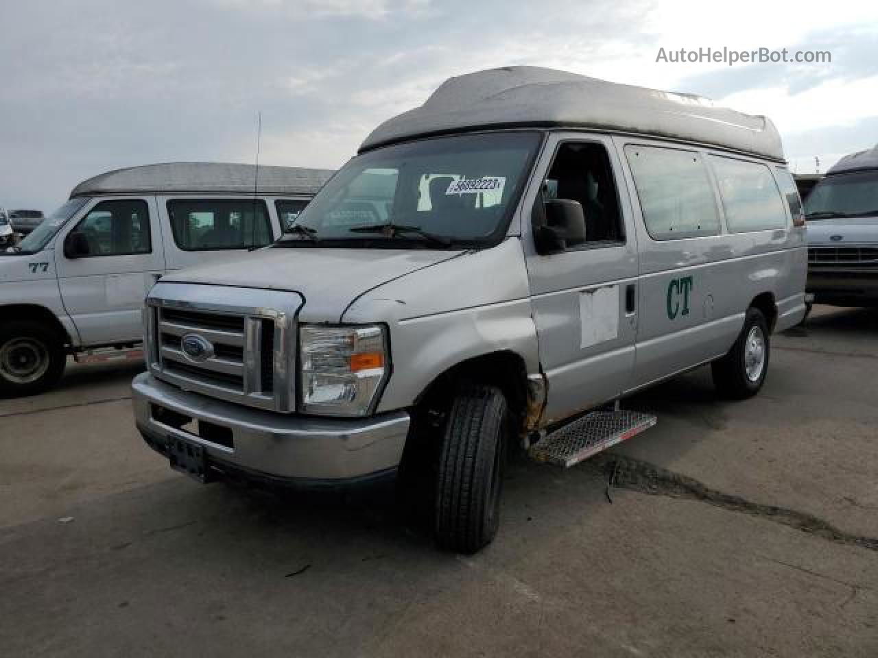 2012 Ford Econoline E250 Van White vin: 1FTNS2EWXCDA26093