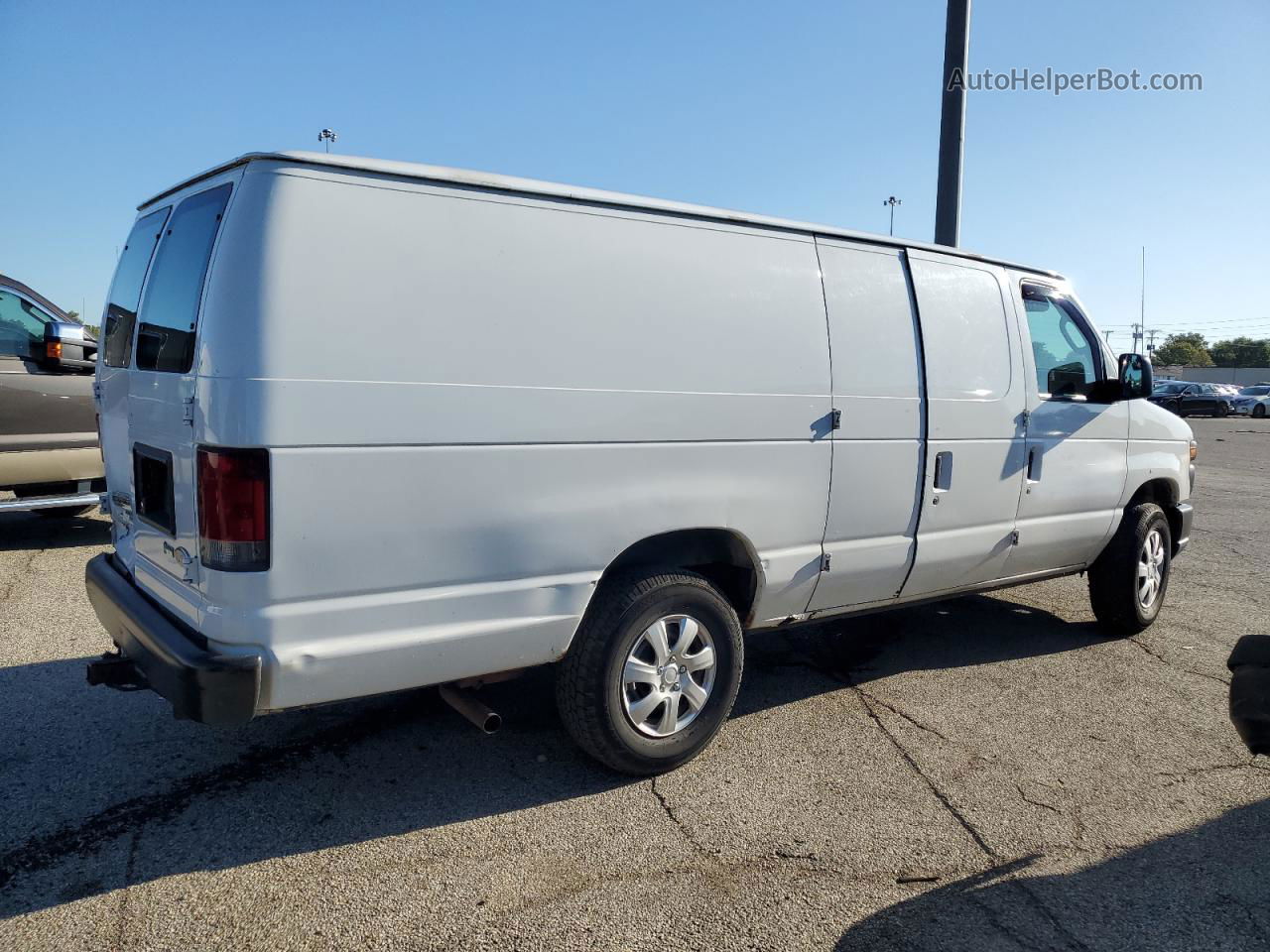 2012 Ford Econoline E250 Van White vin: 1FTNS2EWXCDA76475