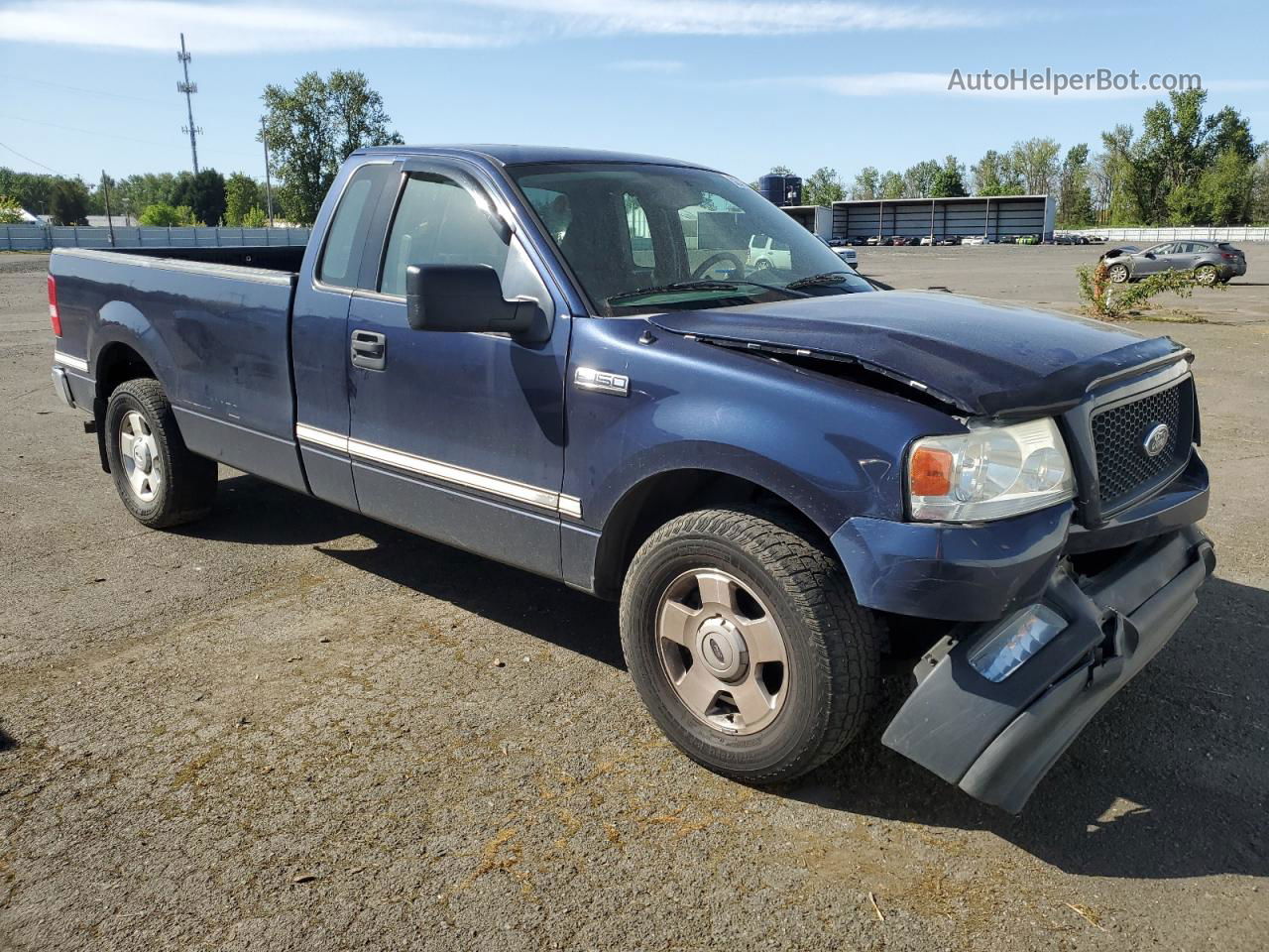 2004 Ford F150  Blue vin: 1FTPF12524NA96248