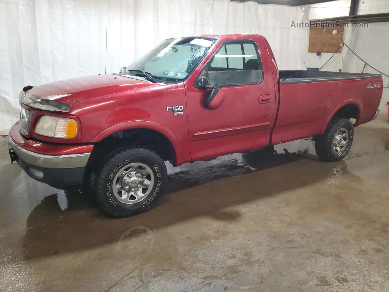 2001 Ford F150  Maroon vin: 1FTPF18L71NA90835